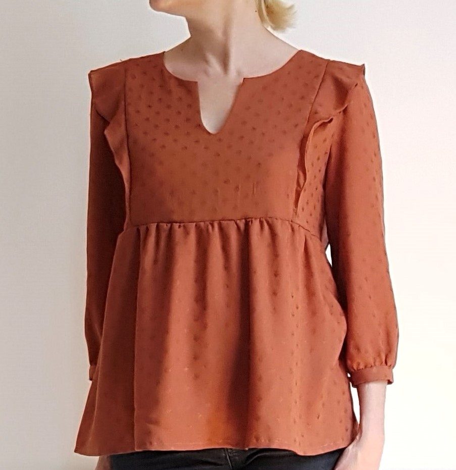 Blouse in the sun manches 3/4