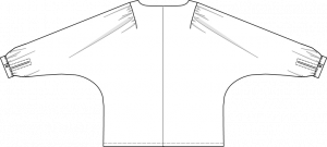 Sketch blouse Ivy de dos