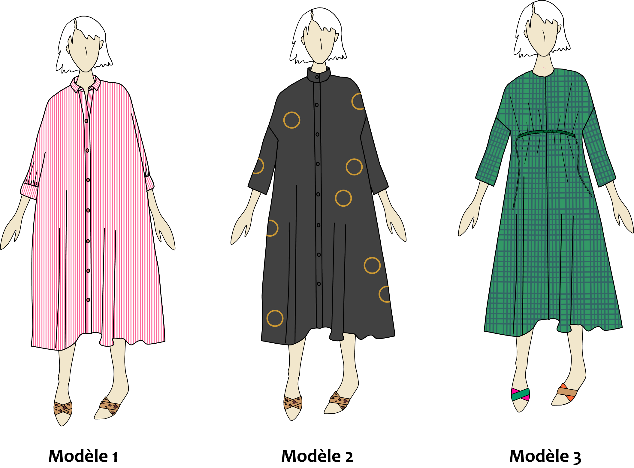 Les pack Dunes contient 3 modèles