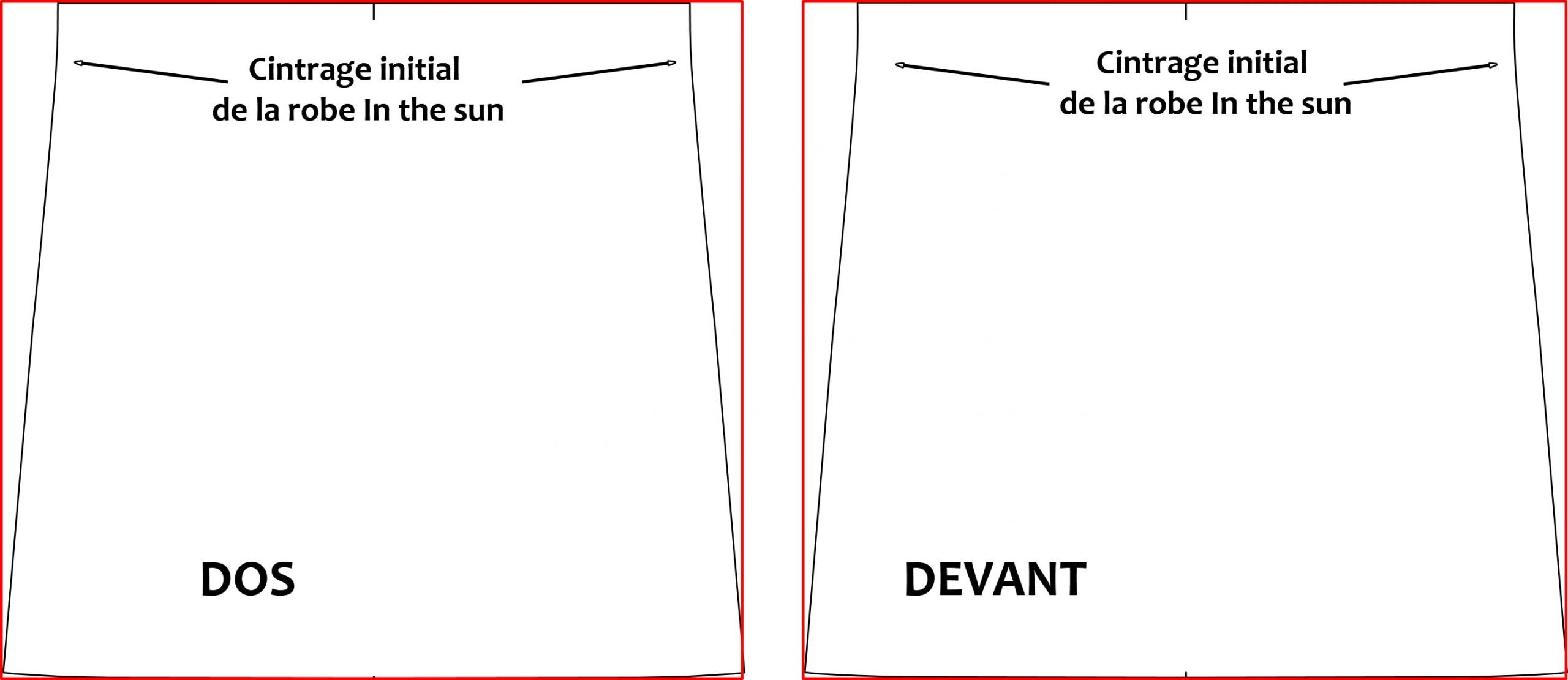 Suppression du cintrage de la robe In the sun