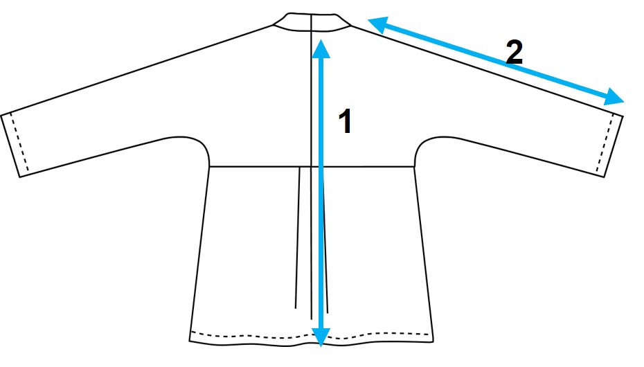 Veste Kurt mesures finies par stature