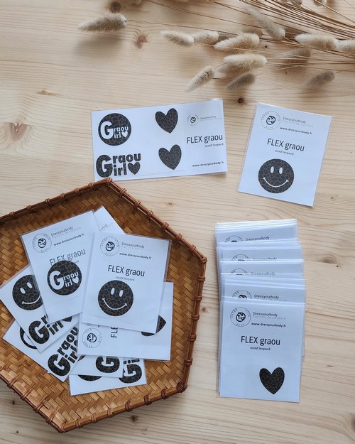 Flex imprimé léopard pour customiser vos créations