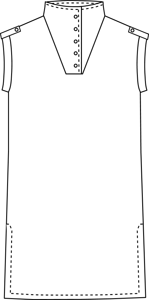 Sketch robe Marina devant