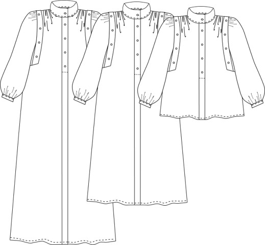 Patron Karma, 3 longueurs sont disponibles