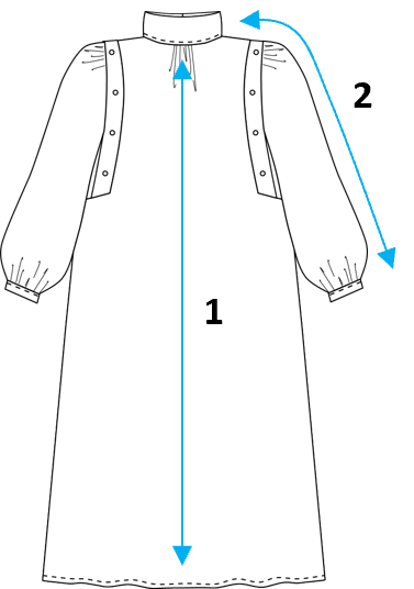 Patron Karma, hauteur milieu dos
